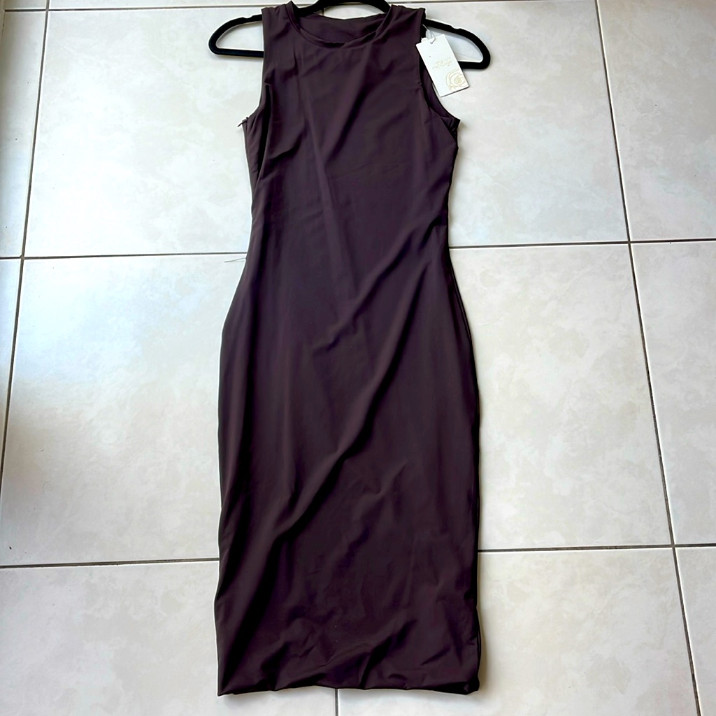 Balance Athletica / Vitality Brown Bodycon Dress